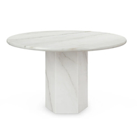 Table à manger en marbre de luxe Kumusi Furniture avec un design exquis pour la maison et la cuisine