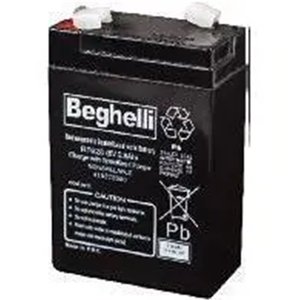 Batteria al Piombo Sigillata Ricaricabile Beghelli 6V 2.8Ah per Alimentazione di Backup - Product Image 1