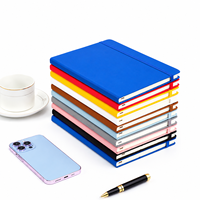 Carnets de bureau en stock, résistants à l'usure, papier épais, couverture rigide en cuir PU, portables, haute qualité, couleur personnalisable
