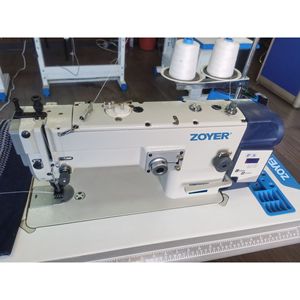 Zoyer Industrial <b>Sewing</b> <b>Machine</b> Zigzag Stitch Flat Bed Electronic Semi <b>Automatic</b> For Fabric Textile Use - Product Image 1