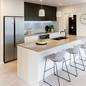 CBMmart Modern Water-Resistant Solid Wood With MDF Wood American <strong>Kitchen</strong> <strong>Cabinet</strong> Full Complete <strong>Set</strong> For House Renovation - Product Image 3
