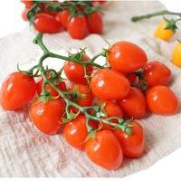 Kunstmatige tomaten imitatie fruit PVC materiaal display milieuvriendelijk plastic kersenfruit voor bruiloft kerst huis