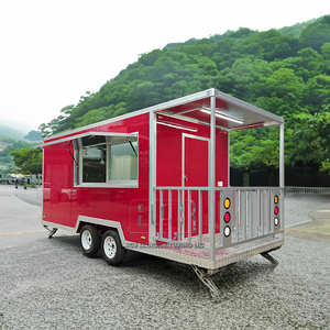 ACB Mobile Food Trailer 13ft Aluminum Construction Fully Equipped for Outdoor Food Service - Product Image 1
