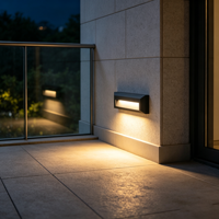 Lampu LED Linear Minimalis untuk Tangga & Dinding, Profil Rendah, Pemasangan di Permukaan untuk Tangga, Koridor, Dinding Pintu Masuk, Jalan Luar Ruangan
