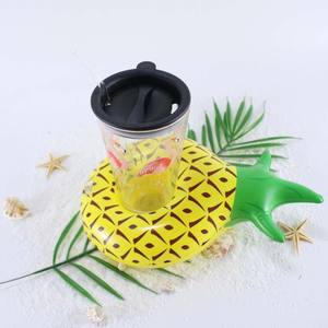 Barre de <span class=keywords><strong>piscine</strong></span> gonflable ananas personnalisé <span class=keywords><strong>pour</strong></span> porte-gobelet alimentaire Plateau alimentaire flottant en PVC Barre gonflable Flotteurs de boisson <span class=keywords><strong>pour</strong></span> <span class=keywords><strong>piscine</strong></span> - Product Image 1