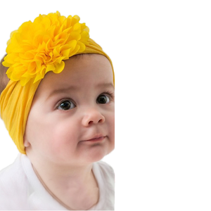 Diadema de Estilo Europeo Americano para Recién Nacidas, Accesorios Creativos para el Cabello de Princesa, Pañuelo Ancho de Nailon, Artículos para Bebés Niñas - Product Image 1