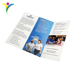 Pengiriman cepat luar negeri brosur lipat tiga selebaran iklan cetak selebaran lipat untuk promosi - Product Image 3