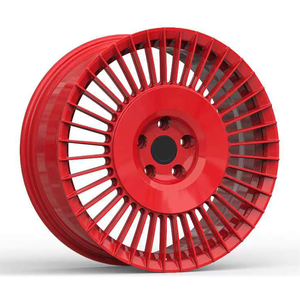 Jantes de voiture à rayons rétro 19*8 PCD 5*120 ET 28, haute résistance, pour <span class=keywords><strong>Toyota</strong></span> Prius XLE 2022, en alliage d'aluminium forgé - Product Image 2