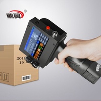 Écran tactile de date de code d'impression pour l'imprimante à jet d'encre portative de code à barres pour la machine de codage d'impression d'emballage de produit de petite quantité