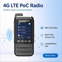Radio bidirectionnelle GaodaPTT 4G Walkie Talkie R10 LTE POC avec grand écran, IP67, plateforme Gxin, carte SIM mondiale, interphone national