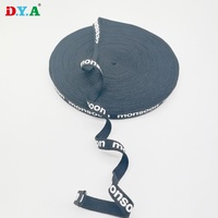 Logo personnalisé sérigraphie logo tricoté sangle cou bande pour accessoire de vêtement