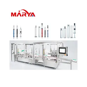 Fabricante de máquina de llenado de jeringa de llenado de servocontrol líquido completamente automático estéril Marya