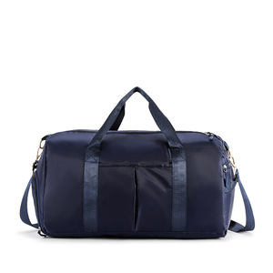 Sac de sport grande capacité avec logo personnalisé, sac de fitness tendance, séparation sec-humide, compartiment à chaussures indépendant, bagage pour femme - Product Image 6