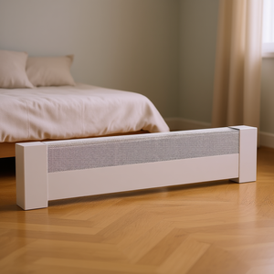 Cubierta frontal para calentador eléctrico, repuesto de acero resistente de 3 pies para el hogar y el dormitorio, color blanco - Product Image 2