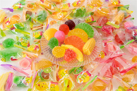 Holeywood 12g Fruité Aigu Gommeux Bonbons Ananas Kiwi Orange Aromatisé Doux Gelée Douce 500g Sac En Vrac En Gros OEM Usine