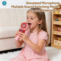 All-in-One Sing Play Wireless Plastic Multifunctional Music Microphone 3D Surround Sound Speaker Educational Musical Toys Kid