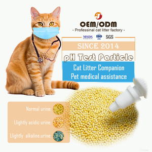 Prueba de Orina Premium con Indicador de pH, Monitor de Salud Felina, Indicador de Cama de Arena que Cambia de Color, Seguimiento Urinario Felino No Invasivo - Product Image 1