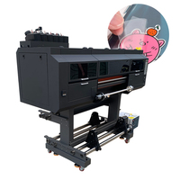 Grosir Printer UV LED dan DTF 2 in 1 A1 60 cm I3200 I1600 4 Head dengan Laminator 60cm Red Roller Transfer Gold Foil Epson