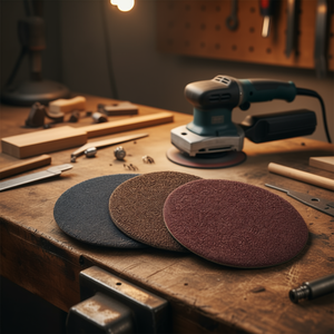 Disques de ponçage Fervi 150 mm, tampons abrasifs pour le conditionnement des surfaces, pour le polissage du métal et du bois - Product Image 3