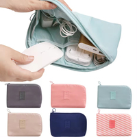 Grosir tas pengatur kabel perjalanan tas penyimpanan kabel Data Digital Earphone tahan air untuk pengisi daya dan Gadget USB