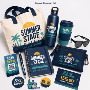 Kit de Regalo para Conciertos y Fiestas, con Logotipo Personalizado, Bolsa de Mano, Botella, Gafas de Sol, Pase, para Actividades de Festivales y Fans - Product Image 3