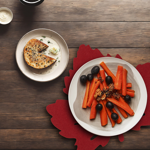 Manteles Individuales Antideslizantes de Fieltro de Poliéster con Diseño de Nieve, Posavasos para Bebidas, Duraderos, Decoración para el Hogar para Fiestas de Acción de Gracias, 10.16 cm, Láser - Product Image 4