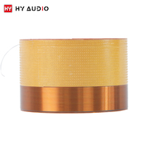 Bobine vocale pour haut-parleur de graves HY AUDIO, accessoires de haut-parleur de haute qualité, 135,5 mm, 1 enroulement intérieur/1 extérieur, fil de cuivre 30 mm