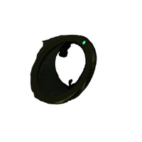 Nouvel arrivage : Lunette de montre SKX007 modifiée en acier inoxydable avec points lumineux, verre saphir plat et inserts de lunette de style fixe