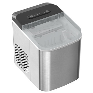Household <b>Ice</b> <b>Maker</b> 12kg Automatic Fast <b>Ice</b> Making Stainless Steel Compact For Home And Commercial Use - Product Image 5