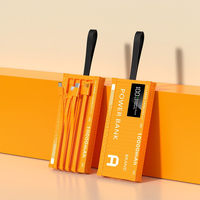 Nouvelle arrivée, batterie externe mobile étanche haute capacité 10000mAh, PD20W, batterie externe universelle d'urgence, charge solaire sans fil