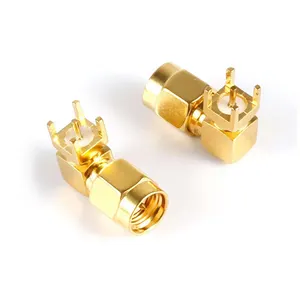 SMA Antenna Connector SMA-KWE Connector Various Specifications Of Bent 90-degree Four-pin SMA Antenna Connector