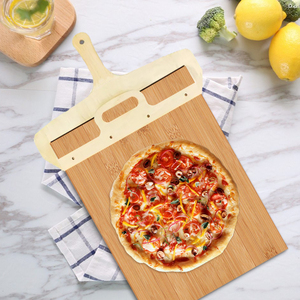 Vendita calda in legno antiaderente in legno multifunzione Pizza pel scorrevole con manico - Product Image 4