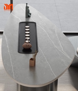 <span class=keywords><strong>JYN</strong></span> Table à thé de luxe moderne haut de gamme Villa Mobilier de bureau de luxe Combinaison table à thé et chaise pour salle de réception - Product Image 5