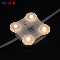 Module LED Samsung DC12V IP68 4 LED SMD2835 1,8W pour enseignes lumineuses extérieures