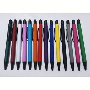 Sports Logo Promotional Ballpoint <b>Pen</b> 2 in 1 1.0mm Writing Width Animal-Shaped Body Rubber Coating Metal - Product Image 1