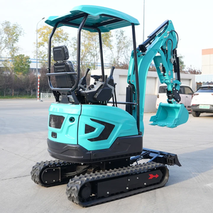 Pengiriman gratis Euro 5 hidrolik 1.8 Ton Mini penggali rumah Diesel Nol ekor penggali Mini pertanian semua medan Crawler tas kecil - Product Image 3