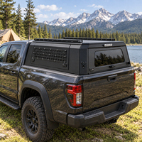 Tente de toit rigide en alliage d'aluminium pour pick-up, style cabriolet, cabine de couchage extérieure