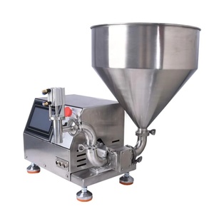 Machine de remplissage à pompe rotative pour sauces à haute viscosité (confiture, curry, beurre de cacahuète, tahini), <span class=keywords><strong>foie</strong></span> <span class=keywords><strong>gras</strong></span>, lait concentré, fromage et garnitures à base de viande - Product Image 3