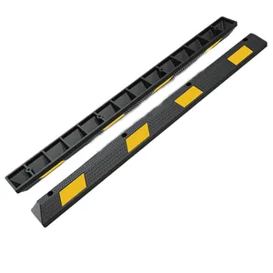 New Arrival 2000mm Length Road Safety Rubber Car Parking Wheel Locator