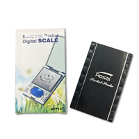 Báscula Digital Portátil de Alta Precisión 0.01g, Mini Báscula de 200g 500g para Pesar Oro, Joyas y Diamantes