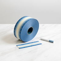 Papier à cigarettes imprimé dégradé bleu de luxe