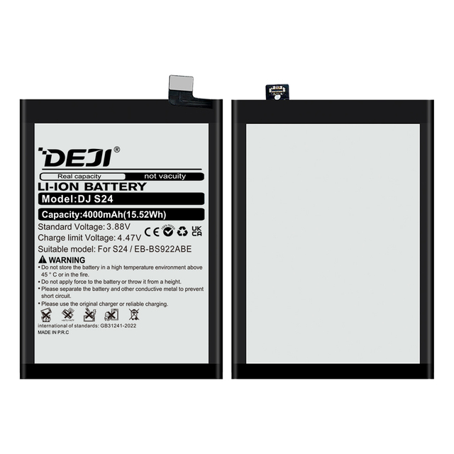 DEJI Brand OEM Phone Battery EB-BS922ABE 4.47V 4000mAh Battery for Samsung Galaxy S24 SM-S921B Overcharge protection