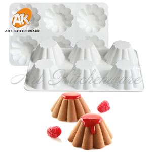 AK New Mountain Silicone <span class=keywords><strong>Muffin</strong></span> Plateau De Cuisson Mousse Gâteau Moules Savon Bougie Silicone 3d Moules pour Chocolat Gelée Gâteau Accessoires - Product Image 2