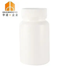 Custom 100 150 200 250 300 400 Ml HDPE Plastic Packaging Vitamin Empty White Pill Bottles Medical White Color Capsule Bottle