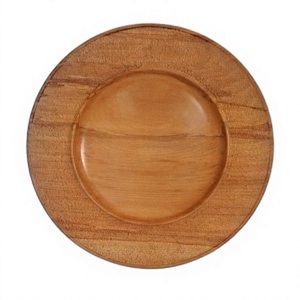Assiette en bois de qualité supérieure avec un design naturel fait main, plat de service en bois durable pour la maison, le restaurant et la décoration de table - Product Image 1