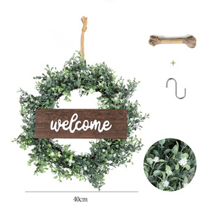 Trang Trí Nội Thất Giáng Sinh Trang Trí Tuyết Tuyết Lá Thông Với <span class=keywords><strong>Pinecone</strong></span> Và Quả Quả Giáng Sinh Vòng Hoa Vòng Hoa - Product Image 1