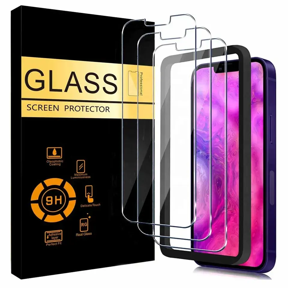 for iPhone X 11 12 13 14 Screen Protector Film 3 Pack 2 Pack 2.5D 9D 9H Camera Lens for iPhone Tempered Glass Screen Protector