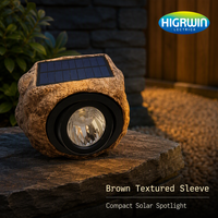 Lampe solaire de jardin 2 LED bicolore 3000K 5000K 30LM LiFePO4 3.2V 18500 Batterie 1000mAh Panneau 73x73mm