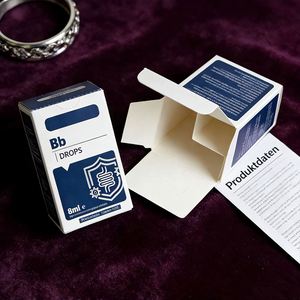 OEM Custom UV Coated Pharmaceutical White <b>Card</b> <b>Box</b> - High Gloss Packaging for Cosmetic Containers & Healthcare Products - Product Image 1