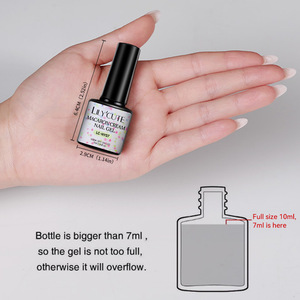 Vernis à ongles gel effet crème glacée pailletée, couleur macaron, crémeux, frais, brillant, pour manucure et nail art, vente en gros - Product Image 6